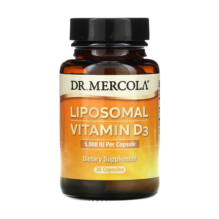 Вітамін Д3 Dr. Mercola Liposomal Vitamin D3 5000 МО, 30 капсул